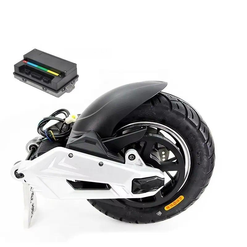 Mid Drive Conversion Kit 1000W - 2026年最新モデル、高品質、QSMOTOR製1000W BLDCミッドドライブモーター変換キット。10インチホイール付き。電動スクーター用。最高速度45～55km/h。