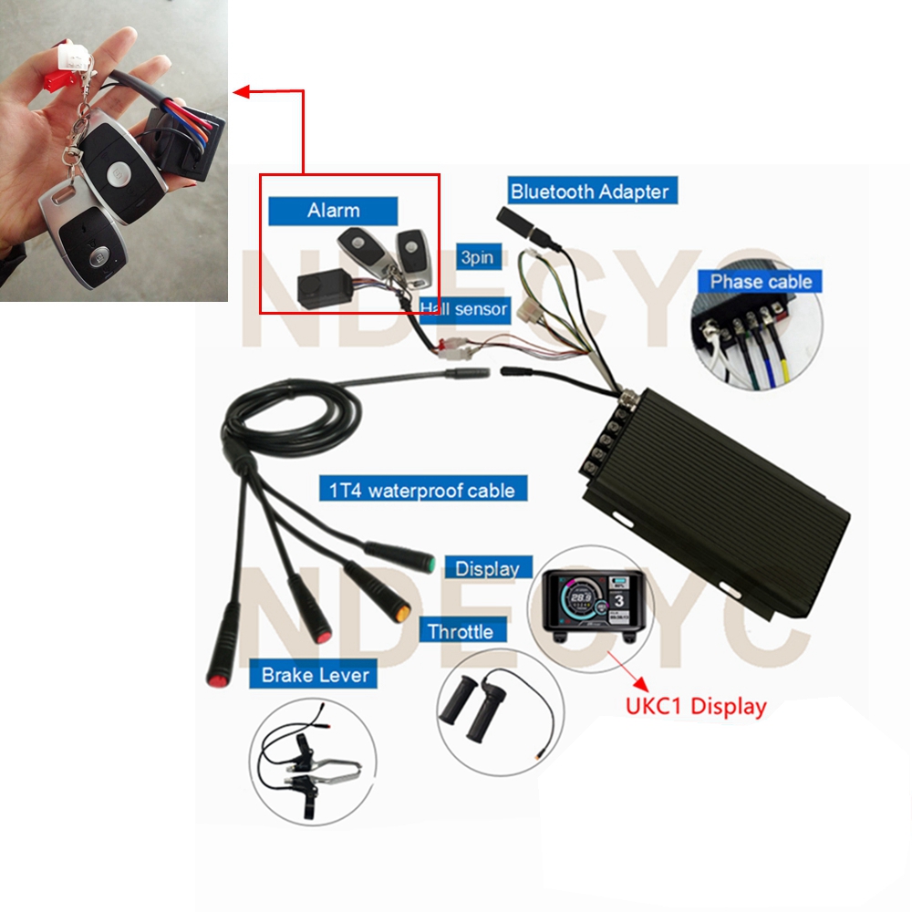 Qs205-電動自転車電動キット48-72V,5000W,3 - 5000W Hub Motor Kit 72V のレビューと価格